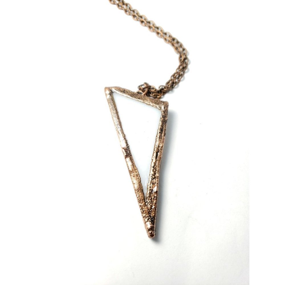 Geometric Copper Necklace